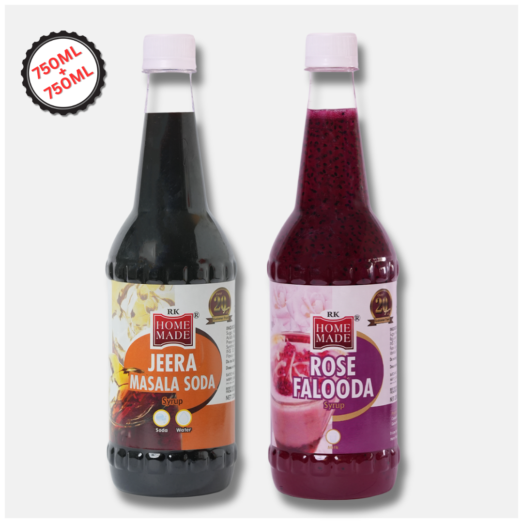 Jeera Masala Soda + Rose Falooda