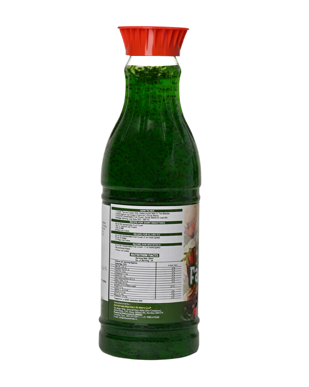 Ice cream Falooda Crush Syrup - 1 Litre