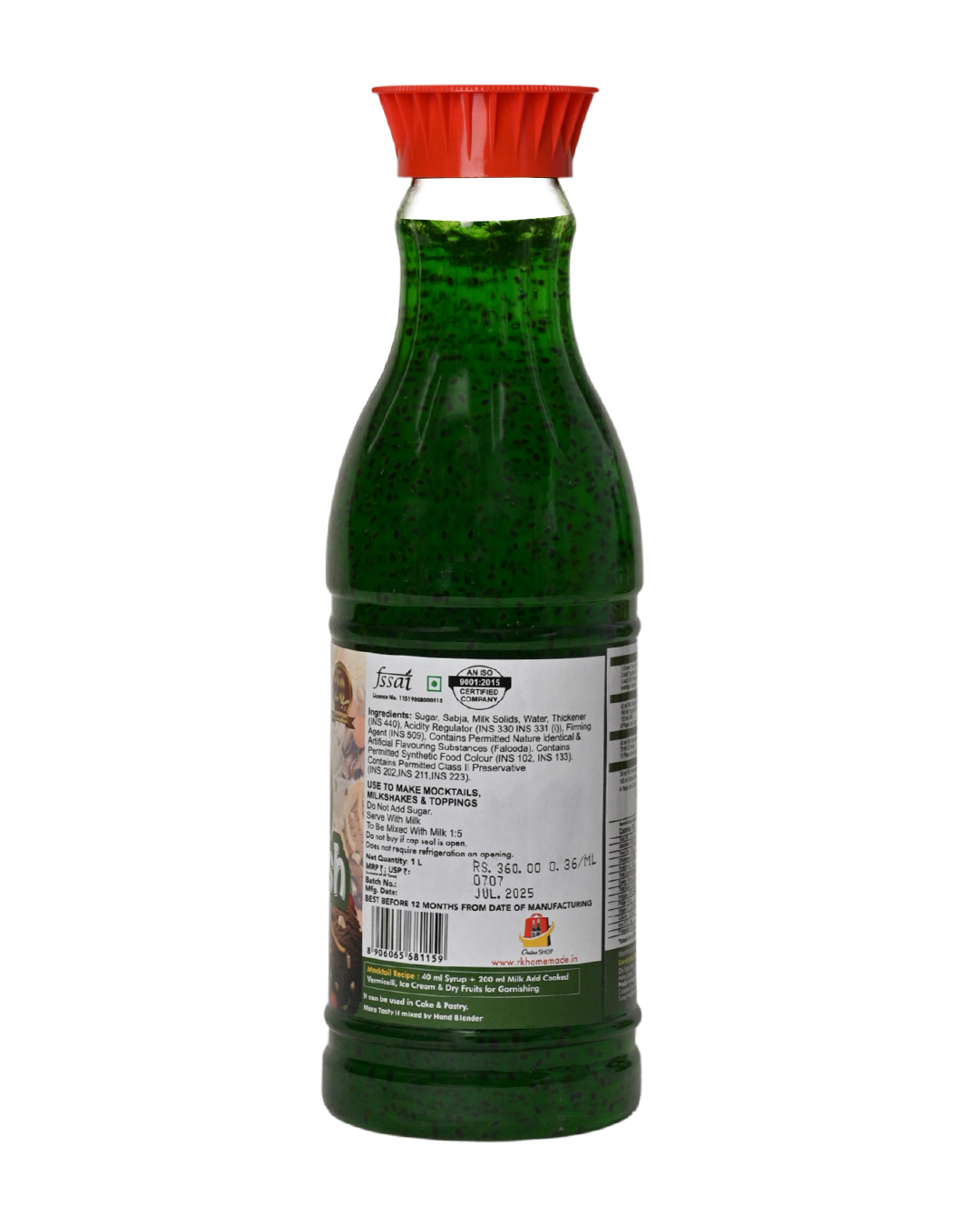 Ice cream Falooda Crush Syrup - 1 Litre