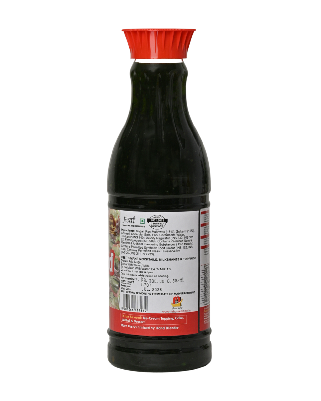 Pan Pasand Crush Syrup - 1 Litre