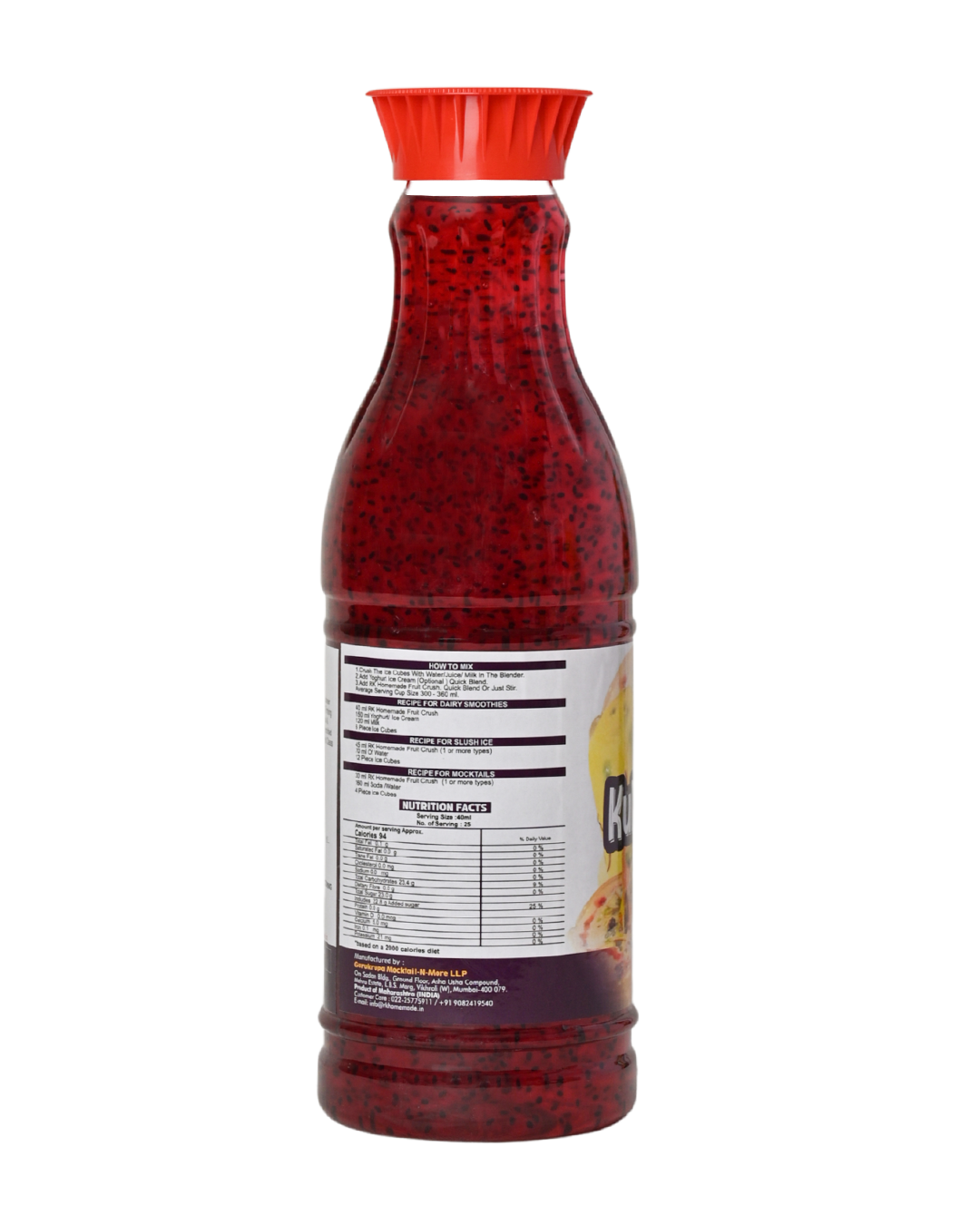 Kulfi Falooda Crush Syrup - 1 Litre