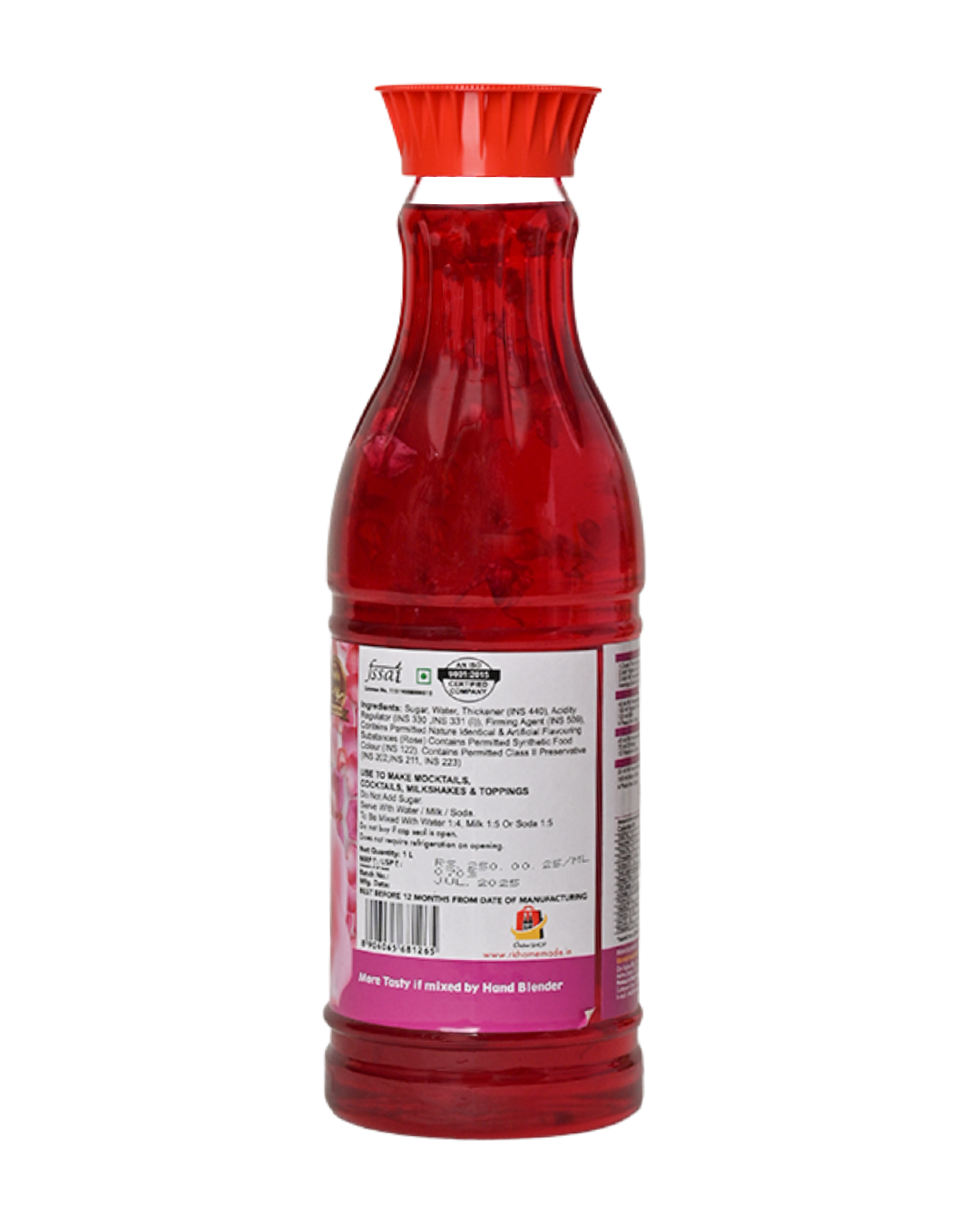 Rose Petals Syrup - 1 Litre