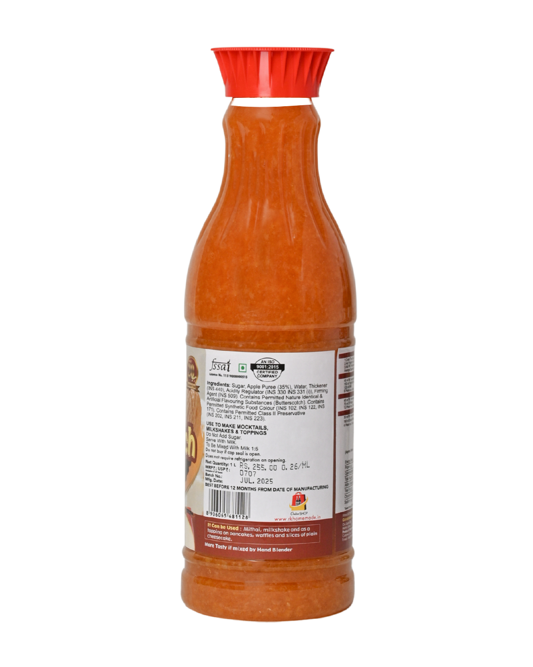 Butter Scotch Crush Syrup - 1 Litre