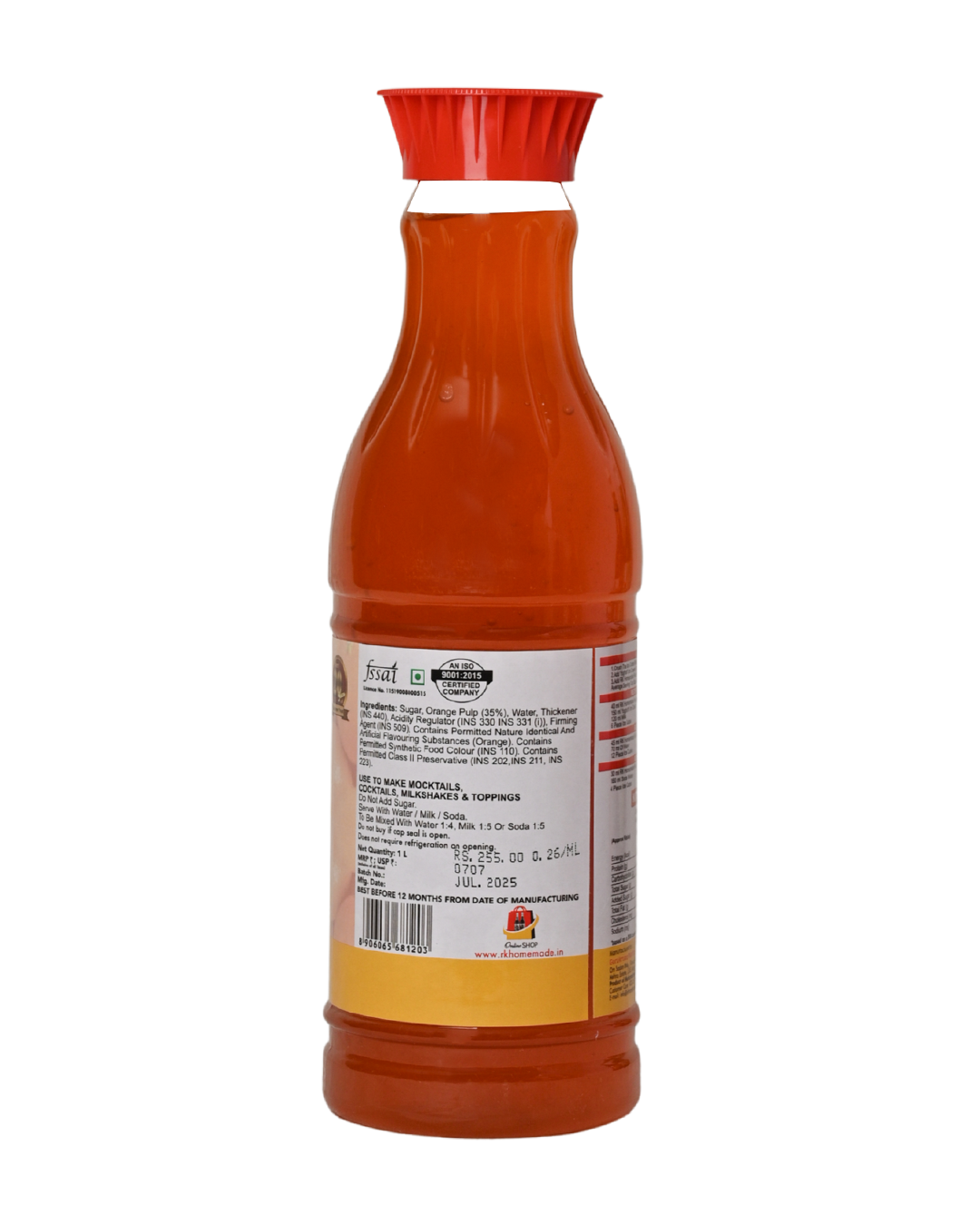 Orange Crush Syrup - 1 Litre