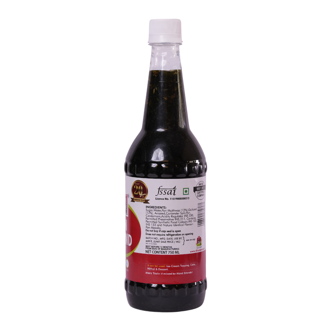 Pan Pasand Syrup 750 ml