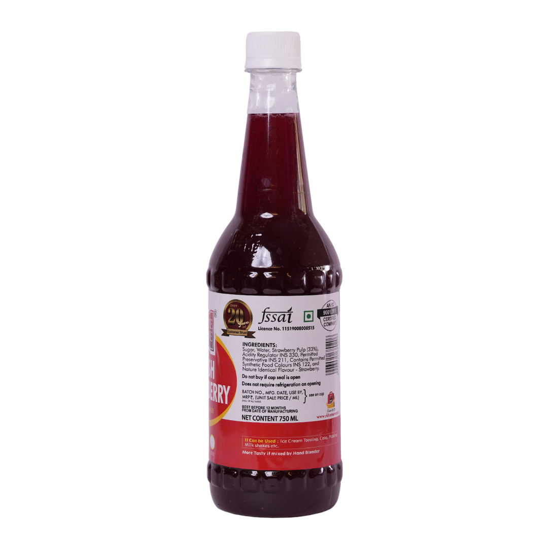 Crush Stawberry Syrup 750 ml