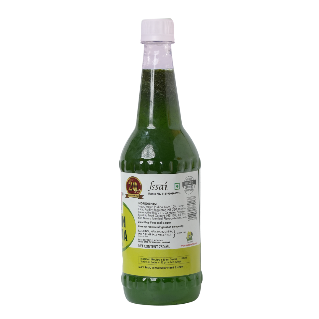 Lemon Pudina Syrup 750 ml