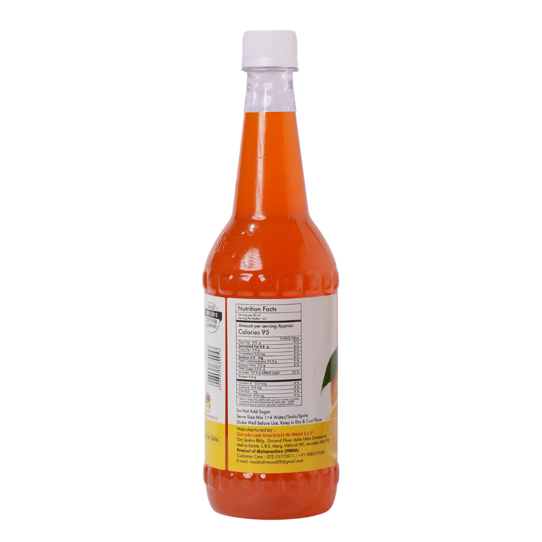 Orange syrup 750 ml