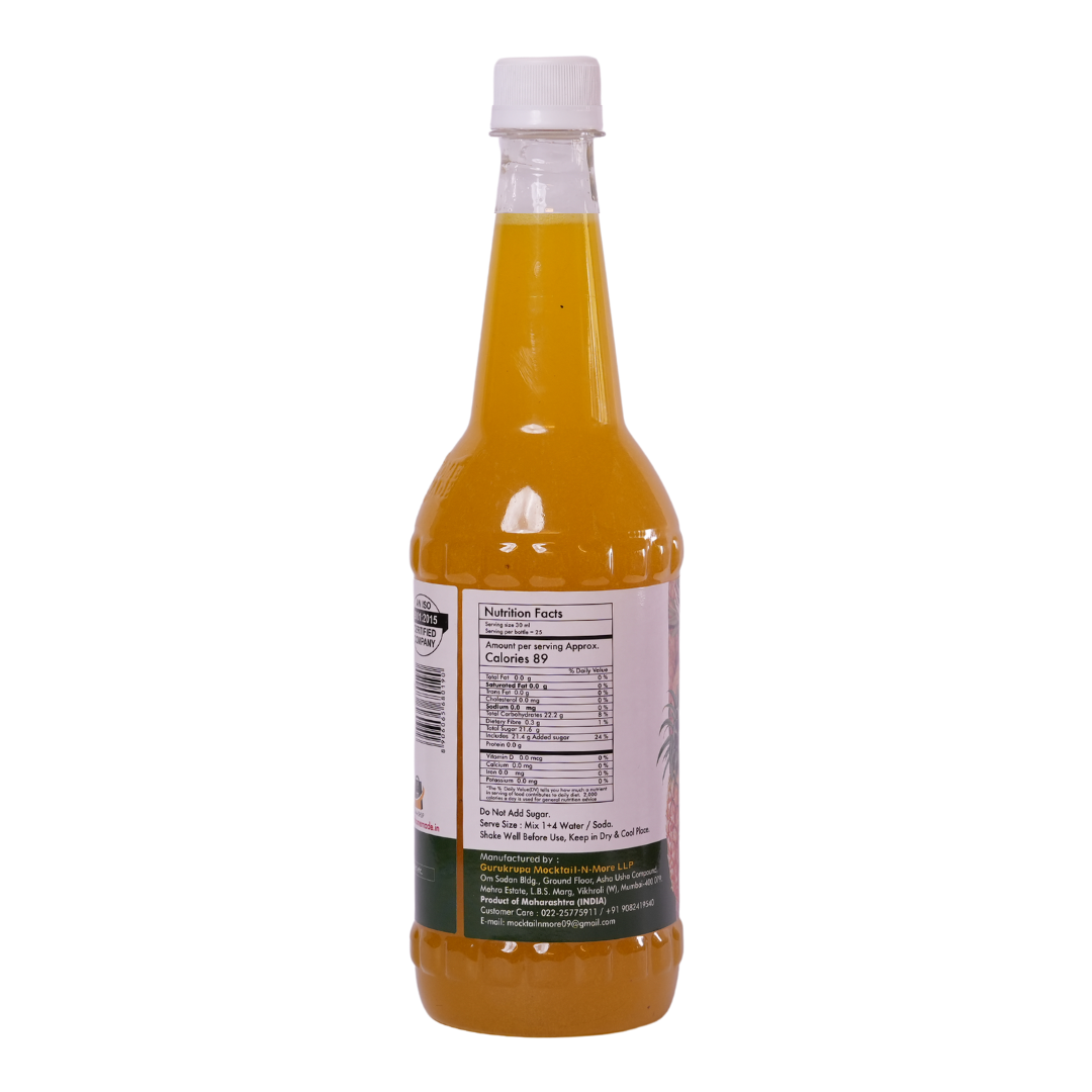 Crush Pineapple Syrup 750 ml