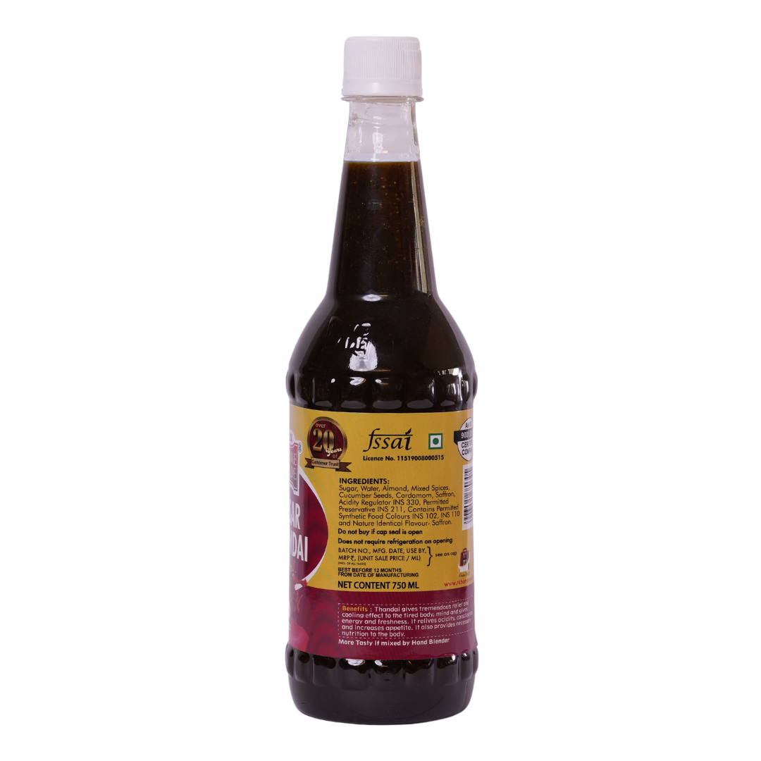 Kesar Thandai Syrup 750 ml