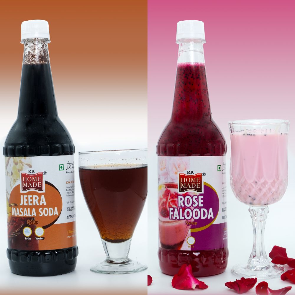 Jeera Masala Soda + Rose Falooda